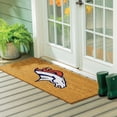 thumbnail image 2 of Team Sports America NFL Denver Broncos Coir Doormat, Official Full Color Team Logo, Extra Large Front Door Mat, Outdoor Indoor Entrance Rug, Non-Slip Welcome Mat for Double Doors Porch Patio, 2 of 5
