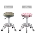 thumbnail image 6 of Lsque Cute Pig Nose Round Bar chair cushion covers Velvet Fabric Premium Comfort Protects from Scratches and Stains for 14-17 Inch Chair- 12 inch, 6 of 7