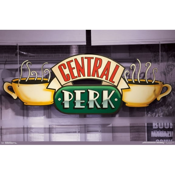 Friends - Central Perk Wall Poster, 22.375" x 34"