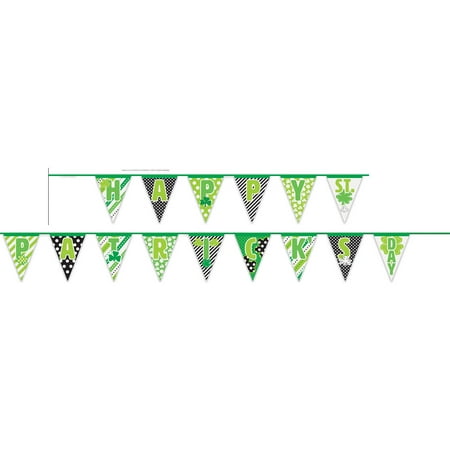 Happy St. Patrick's Day Pennant Banner, 14ft