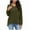 1-Army Green, variant on Womens Tops Plus Size Long Sleeve Round Neck Casual Sweatshirt Shirts Fall Pullover Solid Color Tops Red XXL
