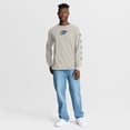 thumbnail image 3 of Men's Fanatics Cream Oklahoma City Thunder Crossover Collection Ball Screen Action Premium Long Sleeve T-Shirt, 3 of 5