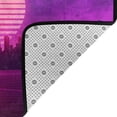 thumbnail image 2 of DouZhe Cyberpunk City Night Landscape Pattern Area Rugs Non-Slip Machine Washable Floor Mat, Sunset Skyline Style Carpet Doormat, 63x48 inches, 2 of 6