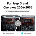 thumbnail image 4 of SNATEEN 5.0 inch Touch Screen Car Radio for Jeep Grand Cherokee 2004-2005 GPS Navigation Multimedia Video DVD Carplay Stereo Receiver Head Unit, 4 of 13