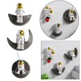thumbnail image 1 of Escultura de pared de astronauta perfecl 3 Piezas de Resina Decoración de Pared Moderna, 1 of 8