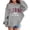 Grey, variant on Zylarhe Boys Sweatshirts Girl Boy Hoodie Long Sleeve Soft Sweatshirt Graphic Hoody Kids Cute Pullovers Top Clothes for Girls with Cute Design Black 5-6 Years