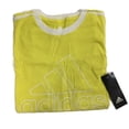 thumbnail image 2 of Adidas Big Boys 3-Stripes Graphic Logo Jersey T-Shirt Yellow/White AA6713 Size XLarge, 2 of 5