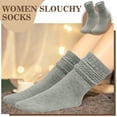 thumbnail image 4 of GIRACOA 6 Pairs Slouchy Socks for Women, Scrunch Slouch Long Crew Knit Boot Athletic Calf Tube Socks Size 5-11, 4 of 7