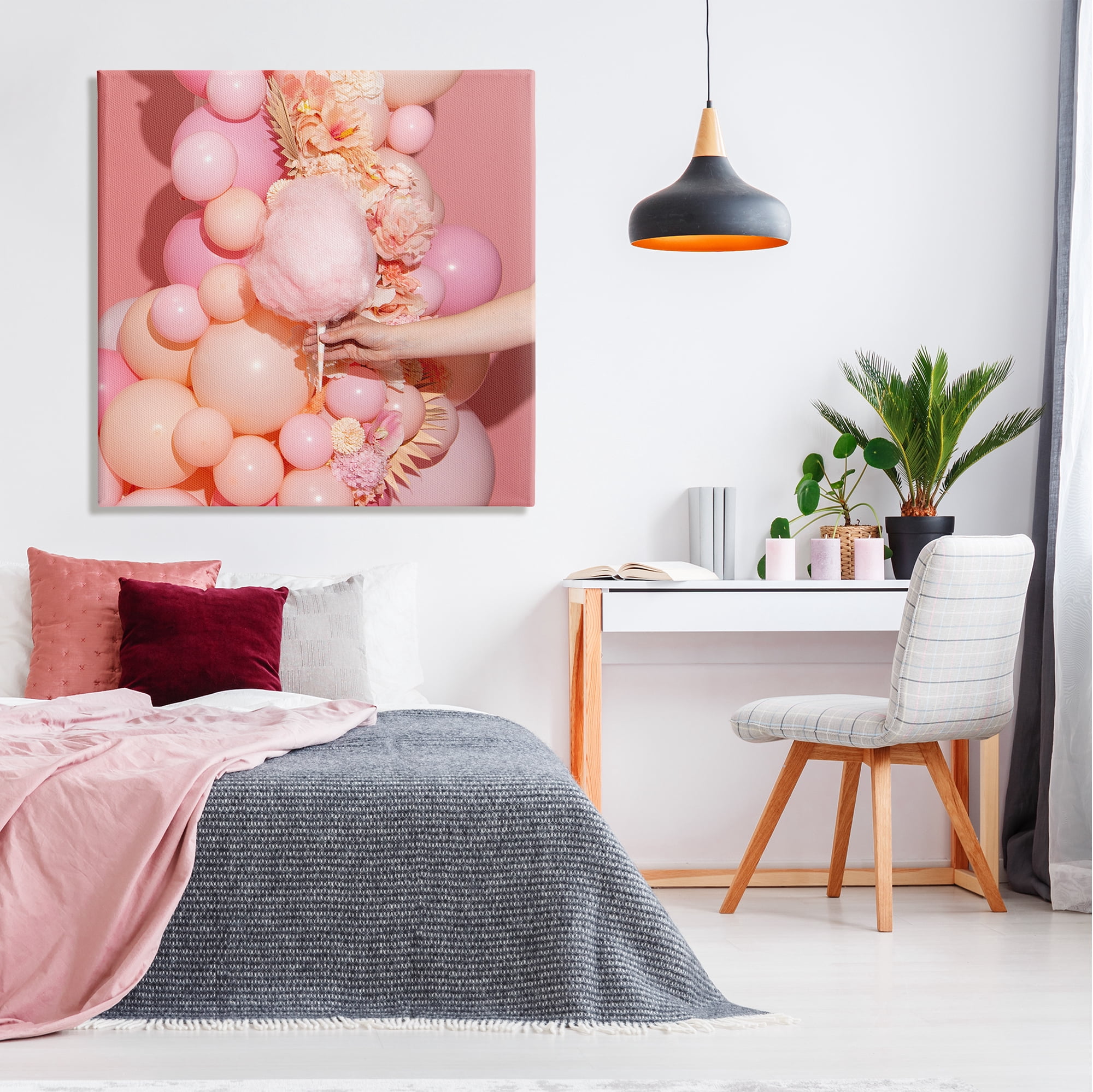 Stupell Industries Cotton Candy & Balloons Food & Beverage Photography Gallery Wrapped Canvas Print Wall Art, 36 x 36