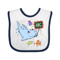 Inktastic Teacher Shark with School of Fish Boys or Girls Baby Bib