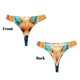 thumbnail image 3 of Balery Fiery Red Maple Leaf Fox Tangas de Algodón para Mujer con Estampado – Ropa Interior Sexy, Transpirable, G-string-Large, 3 of 6