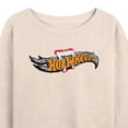 thumbnail image 3 of Hot Wheels - Halloween - Logo Bitten With Fangs - Women's Lightweight French Terry Long Sleeve Shirt, 3 of 5
