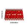thumbnail image 3 of Qwtwty Christmas Door Mat, Non Slip Washable Xmas Welcome Mat, Winter Holiday Decorative Carpet for Living Room Bedroom Front Porch Christmas Decorations, 3 of 7