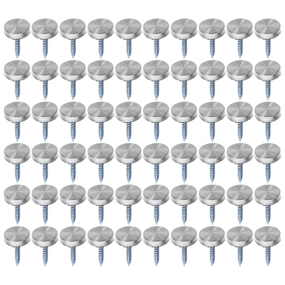 unbranded 100 Pcs Mirror Nail Decorative Cover 1.60X1.60X0.20CM