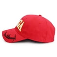 thumbnail image 4 of Trump 2024 Béisbol Casual para MAGA Trucker Hat Hombres Y Mujeres () Rojo, 4 of 8