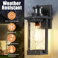thumbnail image 5 of Outdoor Motion Sensor Wall Light with Seed Glass and E26 Socket Base - Corded Electric, Wall Mount, 5 of 7