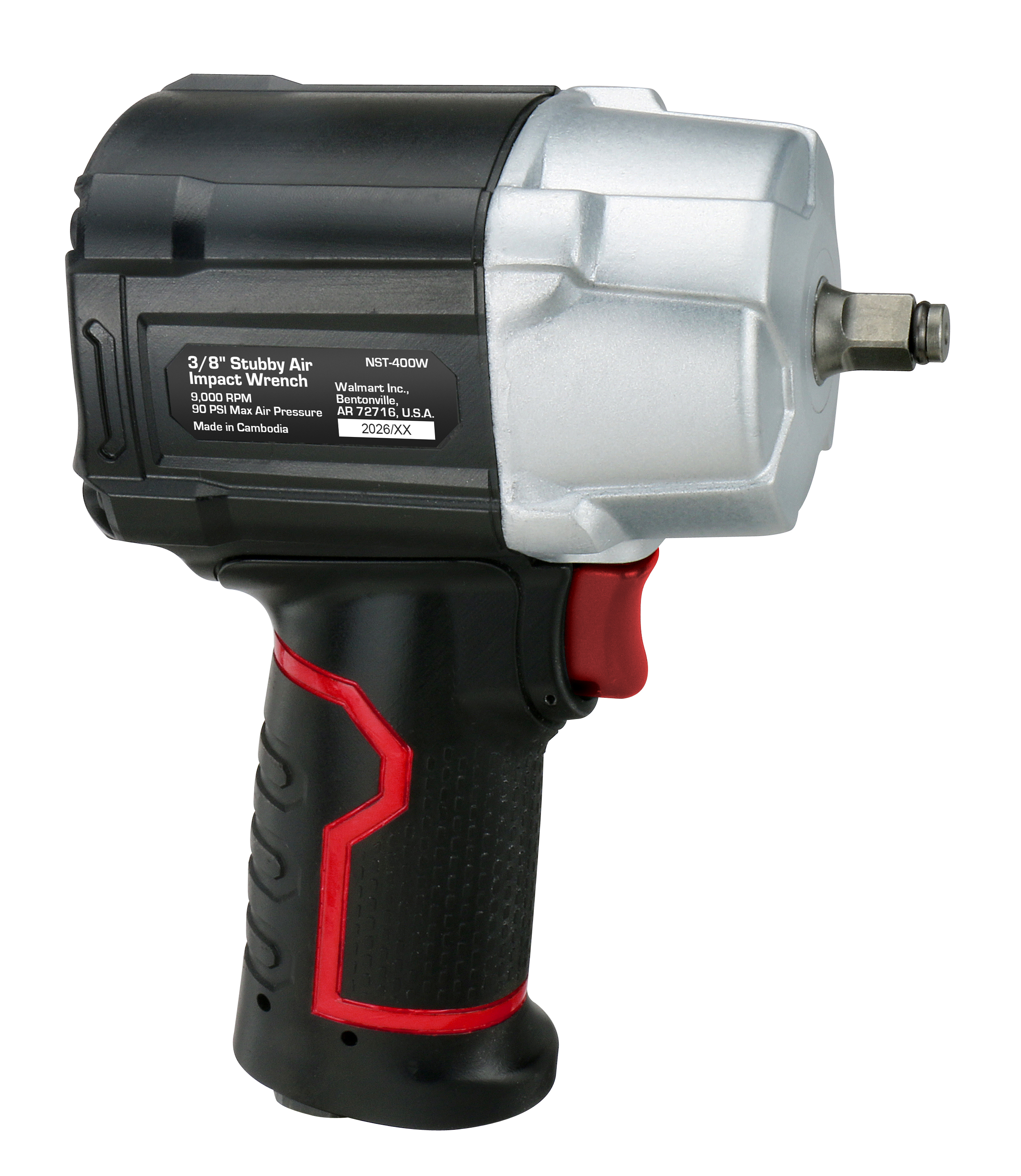 Llave de impacto neumática compacta Hyper Tough de 3/8 pulg. 3
