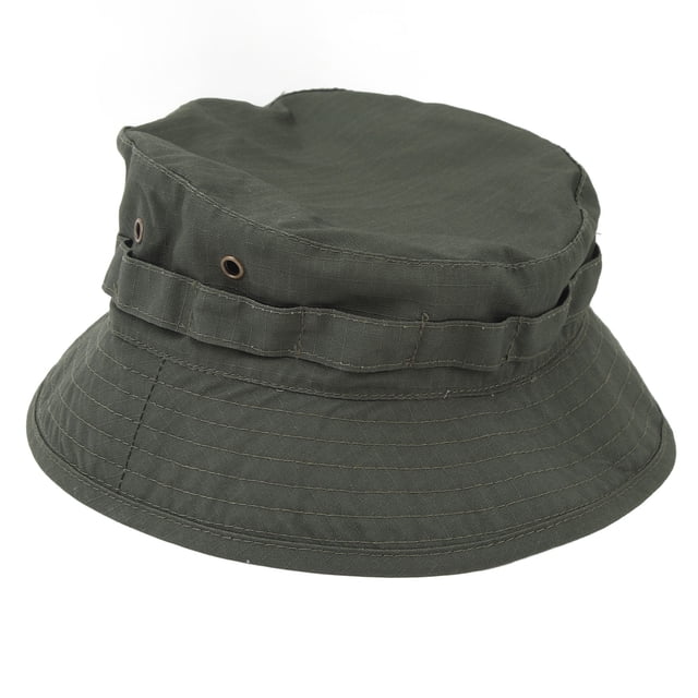 Sombrero Boonie, Sombrero De Cubo De Tela Oxford De Ala Corta Con Hebilla Ajustable Con Diseño De Cierre Para Pesca, Camping, Actividades Al Aire