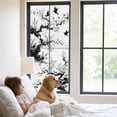 thumbnail image 2 of Chinese Painting Window Privacy Film, Traditional Culture Cool Bird Tree Branch Static Cling UV Sun Blocking Heat Control Window Tint Day and Night, Non-Adhesive One Way Privacy Cover 23.6''x59'', 2 of 7