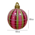 thumbnail image 2 of Bola de decoración navideña inflable, luz LED con control remoto, bola navideña, arreglo festivo de globos para jardín, 2 of 5