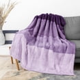thumbnail image 1 of Manta PAVILIA Fluffy Sherpa Ombre 130 x 150 cm, color morado, 1 of 7
