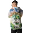 thumbnail image 5 of Happy St. Patrick’s Day Bichon Frise with Green Hat Shamrocks Rainbow All Over Print 3D Hoodie Unisex Merch Hoodies Bichons Dog Lovers Gifts Idea - 03007, 5 of 6