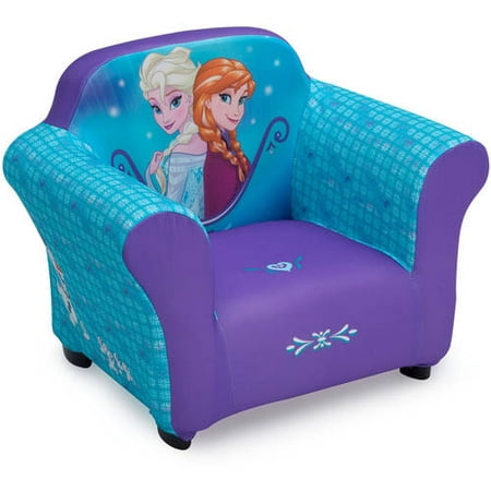 Disney Frozen Kids Upholstered Chair with Sculpted Plastic Frame