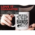 thumbnail image 7 of Music Lover Mug White 11oz - May Be Old But - Music Lovers Drummer Drum Player Musician Band Lover Music Piano Keys Piano Keyboard, 7 of 7