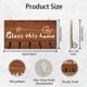 thumbnail image 3 of Organizador de llaves con ganchos para llaves, perchero de madera para colgar en la pared con 5 ganchos. Bless This Home, 3 of 9