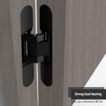 thumbnail image 3 of Bisagra de Puertas, mate ni terminado Fuerte Carga de Carga Puerta Escondida Aleació de Zinc para Puerta de Madera, 3 of 7