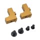 thumbnail image 2 of 2 piezas de soporte de motor de dirección para modelo de coche, piezas de repuesto, accesorios para modelo RC 0,65 dorado, 2 of 9