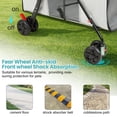 thumbnail image 6 of solautey Large Multi-Pet Stroller for Small & Medium Dogs, 4 Wheels Pet Stroller, Foldable Dog & Cat Stroller for All-Season, Dog Stroller with 360-degree Wheels, 6 of 8