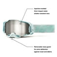 thumbnail image 4 of 100% Armega Fargo Silver Flash Mirror Goggles, 4 of 7