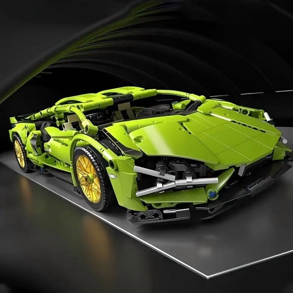 Lrdan Sports Car Model Building Blocks Set – RC Race Car Construction Kit, Mechanical Building Toy for Kids