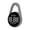 Gray, variant on Portable Digital Alarm Clock with Hanging Hook, Large LED Display with Week, 12/24H, Snooze, Battery Operated, Waterproof for Bathroom, Travel, Bedroom, Dorm, Kitchen, Home & Office Use