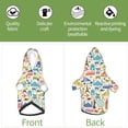 thumbnail image 5 of Bingfone Famous Places Dog Clothes Hoodie, Pet Winter Coat,Puppy Sweatshirts For Small Dogs Boy Girl,Suitable For All Breeds-Medium, 5 of 8