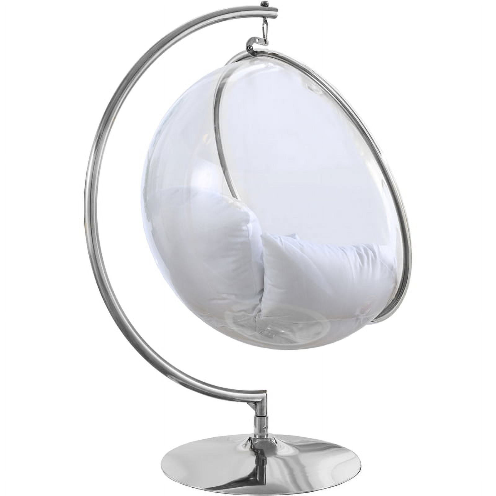 Clear egg chair cheap sale