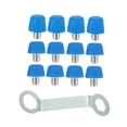 thumbnail image 3 of 12 piezas de clavos de repuesto para botas de fútbol, ​​clavos roscados antideslizantes Azul, 3 of 7