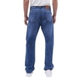 thumbnail image 3 of Jeans de mezclilla MCHK Straight 8021. Corte recto, Tiro alto. Para caballero, Azul MCHK 8021, 3 of 5