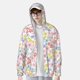 thumbnail image 2 of Balery Retro Floral Sudadera ligera de manga larga con capucha y protección solar UPF 50+ para hombre y mujer, ideal para pesca y running-3X-Large, 2 of 7