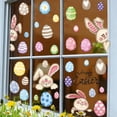 thumbnail image 4 of CoreLiving Easter Window Clings 6 Sheets 36 Pcs Reusable Rabbit Egg Decorations for Glass Windows, Double-Sided Spring Decor for Home Office Living Room, 4 of 9