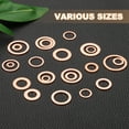 thumbnail image 6 of 35PCS M8 Copper Washers, M8x14x1mm Copper Crush Washer Metric Flat Washers Sealing Washers Assortment Kit Oil Drain Plug Gasket Ring for Automotive Battery Vehicles Screws Bolt, 6 of 6