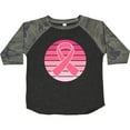 thumbnail image 3 of Inktastic Breast Cancer Pink Ribbon Retro Girls Toddler T-Shirt, 3 of 5