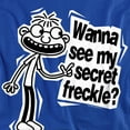 thumbnail image 2 of Diary of a Wimpy Kid Fregley Secret Freckle Unisex Adult Crewneck Sweatshirt (2X-Large) Royal Blue, 2 of 5