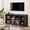 Carbon Black, variant on Kicctian 8-Cube Bookcase, 63" Storage Organizer, Farmhouse TV Stand for Living Room, Entryway, Bedroom, Grey