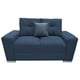 thumbnail image 1 of Love seat El Bazar Store Suecia Lino Azul marino 2 plazas, Modular, Moderno, Sala, Sofa, 1 of 5