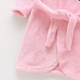 thumbnail image 6 of Gibobby Children's Plush Coral Fleece Bathrobe,Cozy Hooded Robe with Belt,Cute Print,for Kids Toddlers 2-12 Years,Warm After-Bath Loungewear Toddler Pajamas Toddler Pajamas,Pink,Size 5-6T, 6 of 6