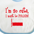 thumbnail image 4 of Inktastic So Cute Polish Boys or Girls Baby Bib, 4 of 4