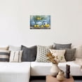 thumbnail image 2 of ZHONGYUTONG Lemon Wall Art Kitchen Canvas Wall Decor Yellow Fruit and Blue Pottery Pictures Vintage Citrus Painting for Home Decor Framed (12.00" x 18.00"), 2 of 5