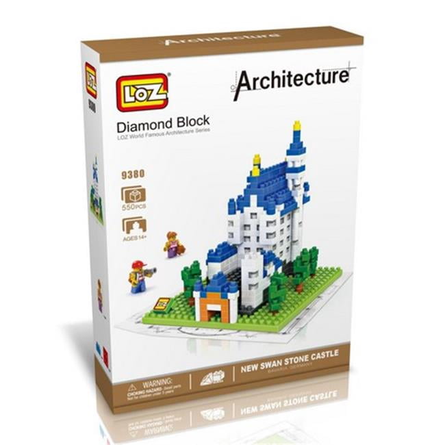 CIS  Neuschwanstein Castle Model, Micro Building Blocks Set